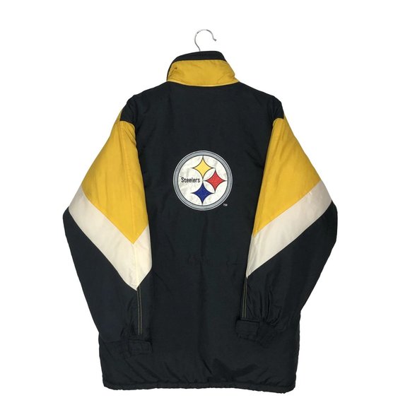 Vintage Pittsburgh Steelers Logo Insulated Coat - Picture 2 of 2